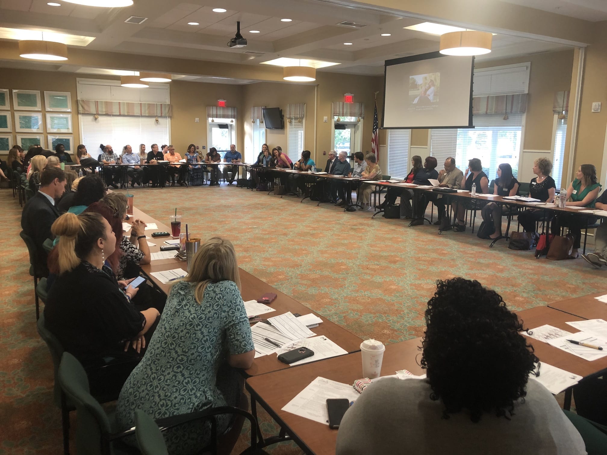 Community partners gathered for a Clay SafetyNet meeting